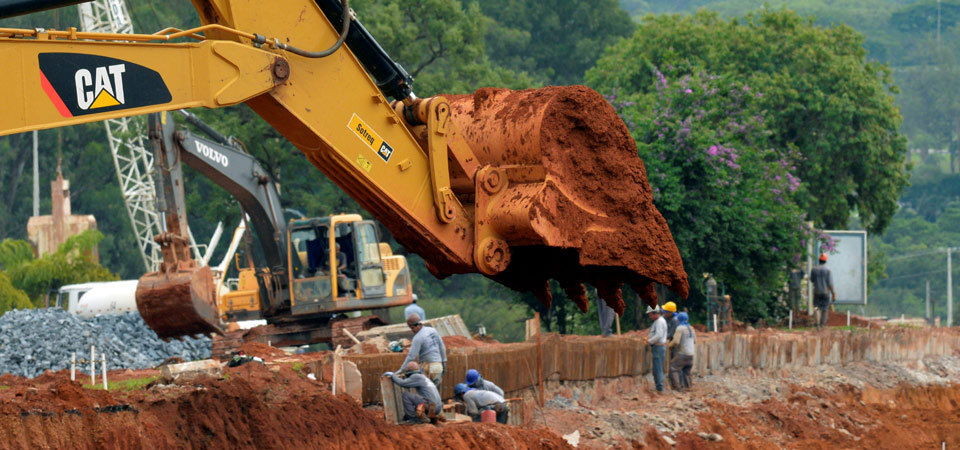 obra de infraestrutura