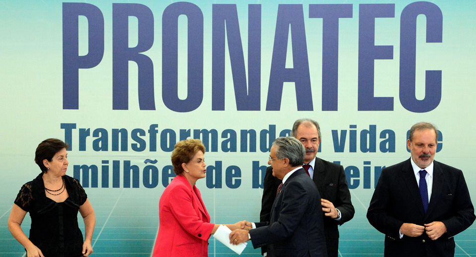 Pronatec: Dilma Rousseff e Robson Braga de Andrade